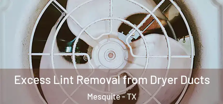 Excess Lint Removal from Dryer Ducts Mesquite - TX
